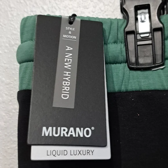 Murano Liquid Luxury Lucas Color Block Jogger Pants